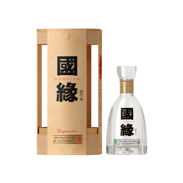 国缘四开 浓香型白酒42%vol 500mL